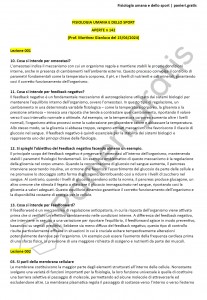 Paniere di Fisiologia umana e dello sport - Aperte 2024 - Scienze motorie - eCampus