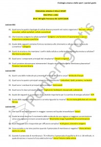 Paniere di Fisiologia umana e dello sport - Multiple - Miraglia - Scienze motorie - eCampus