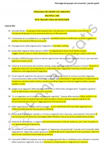 Paniere di Psicologia dei gruppi e di comunità - Multiple - Massullo - Psicologia - eCampus