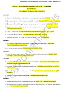 Paniere di Didattica delle emozioni e mindfulness nella scuola primaria - Multiple - eCampus