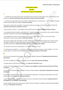 Paniere di Letteratura italiana - Multiple - Filologia moderna - eCampus