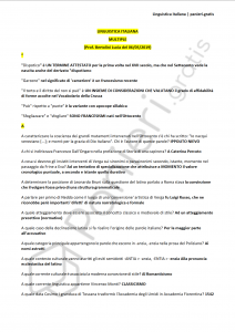 Paniere di Linguistica italiana - Multiple - Letteratura, lingua e cultura italiana - eCampus