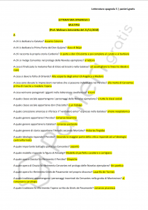Paniere di Letteratura spagnola 5 - Multiple - eCampus