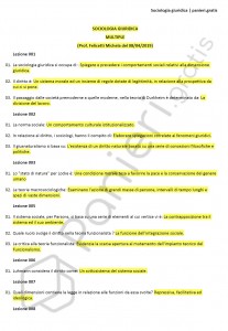 Paniere di Sociologia giuridica - Multiple - Servizi giuridici - eCampus