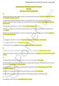 Paniere di Pedagogia dell’intervento educativo speciale - Multiple - eCampus