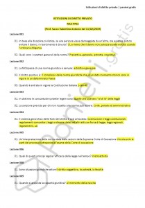 Paniere di Istituzioni di diritto privato - Multiple - Master - eCampus
