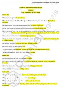 Paniere di Discipline demoetnoatropologiche - Multiple - Scienze psicologiche - eCampus
