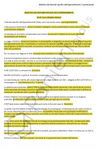 Paniere di Didattica dei disturbi specifici dell’apprendimento - Master DSA - eCampus