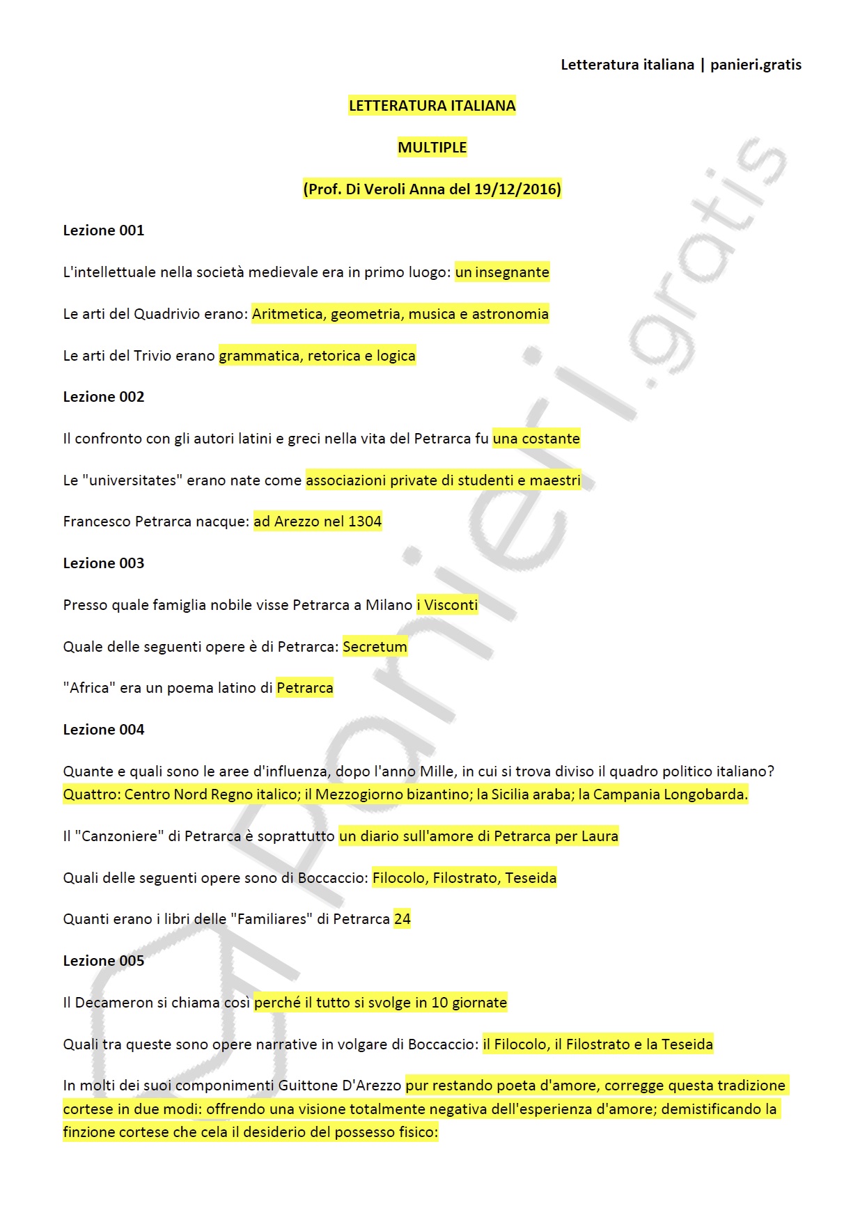 Test Ammissione Lingue E Letterature Straniere