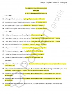 Paniere di Filologia e linguistica romanza 3 - Multiple - eCampus