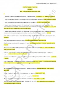 Paniere di Diritto processuale civile - Multiple - Giurisprudenza - eCampus