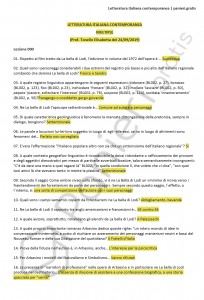 Paniere di Letteratura italiana contemporanea - Multiple - eCampus