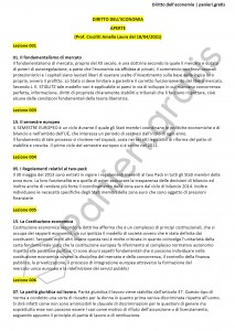 Paniere di Diritto dell'economia - Aperte - 2021 - Giurisprudenza - Campus