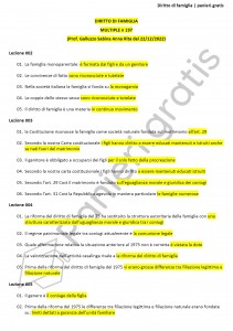 Paniere di Diritto di famiglia - Multiple - Servizi giuridici - eCampus