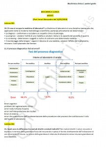 Paniere di Biochimica clinica - Aperte - Scienze biologiche - eCampus