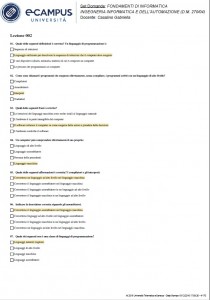 Fondamenti di informatica - Multiple