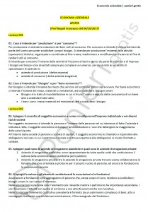 Paniere di Economia aziendale - Aperte - Economia - eCampus