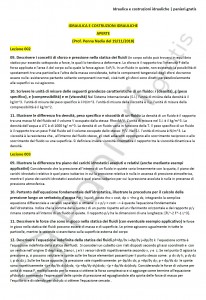 Paniere di Idraulica e costruzioni idrauliche - Aperte - Ingegneria civile e ambientale - eCampus