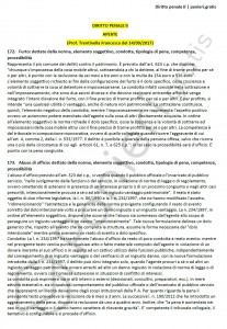 Paniere di Diritto penale II - Aperte - Giurisprudenza - eCampus