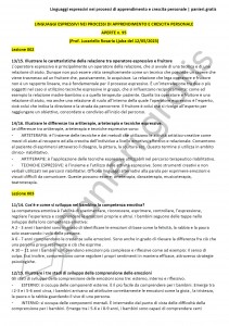 Paniere di Linguaggi espressivi nei processi di apprendimento e crescita personale - Aperte