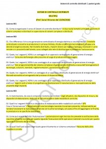 Paniere di Sistemi di controllo distribuiti - Multiple - Ingegneria informatica - eCampus