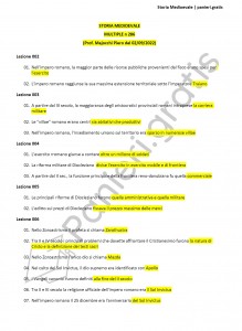 Paniere di Storia medievale - Multiple - Letteratura, lingua e cultura italiana - eCampus