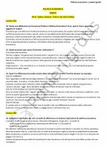 Paniere di Politica economica - Aperte - Scienze politiche - eCampus