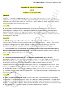Paniere di Psicologia dei gruppi di comunità - Aperte - Scienze pedagogiche - eCampus