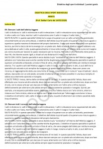 Paniere di Didattica degli sport individuali - Aperte - Scienze motorie - eCampus