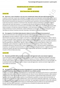 Paniere di Traumatologia dell’apparato locomotore - Aperte - eCampus