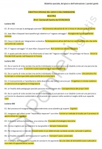 Paniere di Didattica speciale, del gioco e dell'animazione - Multiple - eCampus