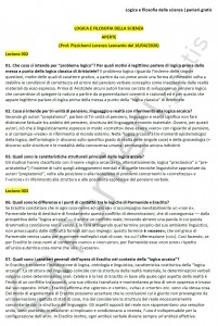 Paniere di Logica e filosofia della scienza - Aperte - Scienze pedagogiche - eCampus