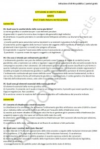 Paniere di Istituzione di diritto pubblico - Aperte - Scienze delle attività motorie - eCampus
