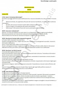 Paniere di Neurofisiologia - Aperte - Scienze e tecniche psicologiche - eCampus