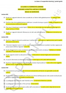 Paniere di La classe e il cooperative learning - Master Innovare la didattica