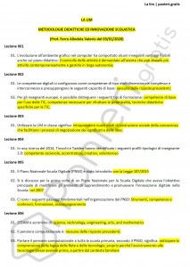 Paniere di La LIM - Master Metodologie didattiche ed innovazione scolastica