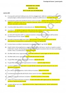 Paniere di Psicologia del lavoro - Multiple - Scienze e tecniche psicologiche - eCampus