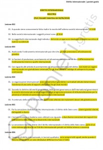 Paniere di Diritto internazionale - Multiple - Scienze politiche - eCampus