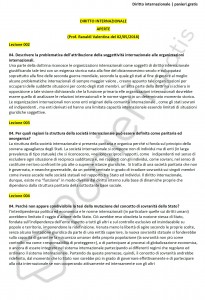 Paniere di Diritto internazionale - Aperte - Scienze politiche - eCampus