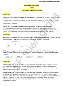 Paniere di Ingegneria del software - Aperte - Ingegneria informatica - eCampus