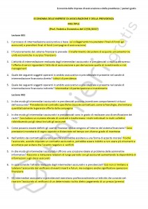 Paniere di Economia delle imprese di assicurazione e della previdenza - Multiple - eCampus