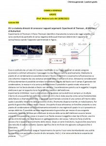 Paniere di Chimica generale - Aperte - 2021 - Ingegneria industriale - eCampus