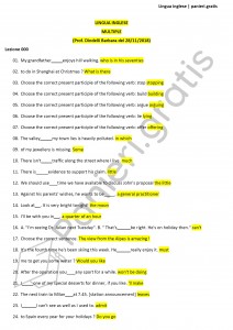 Paniere di Lingua inglese - Multiple - Lams