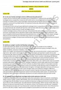 Paniere di Sociologia urbana del turismo e delle comunità locali - Aperte - eCampus